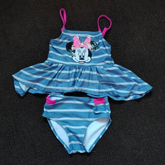 minnie mouse two piece bathing suit